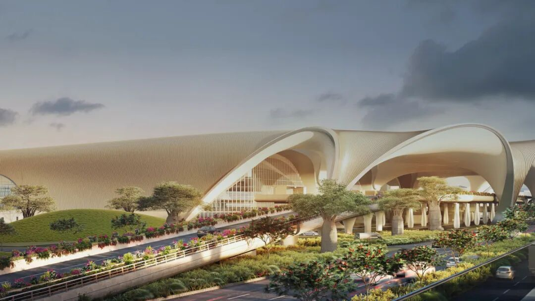 标杆案例 | c7c7娱乐平台圆形显示屏项目落地新孟买国际机场，，，，，，打造印度首个“全数字化绿色枢纽”